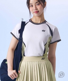 (우먼스) 요넥스 티셔츠 255TS020F 화이트 2025 테니스 컬렉션