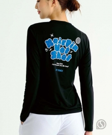 요넥스 티셔츠 259TL006F 블랙  긴팔 티셔츠 / 신축성 있는 편안함 / 단체 티셔츠