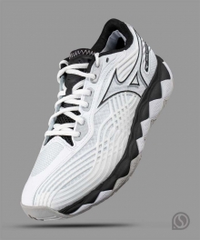 (공용) 미즈노 테니스화 웨이브 엔포스 투어 2 (61GA250009) 화이트/블랙 발 볼 넓고 발목 잘 잡아줌