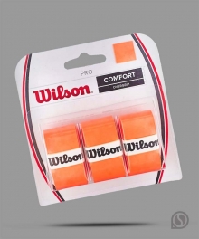 윌슨 테니스그립 프로 오버그립 BURN 3개입 오렌지 (WRZ470820)