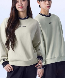 (공용) 요넥스 티셔츠 맨투맨 255TL005U 라이트베이지 2025 테니스 컬렉션