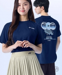 (공용) 요넥스 티셔츠 캐주얼 255TS031U  네이비 블루 2025 테니스 컬렉션
