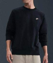 나이키 티셔츠 클럽 플리스 크루넥 스웻셔츠 (IB3304-010)