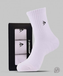 (월례대회상품) 던롭 스포츠양말 3켤레 선물용 / 두툼한 바닥 / 품질우수