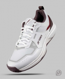 (남여공용) 요넥스 테니스화 파워쿠션 프로 무브 클래식 와이드 화이트/레드 (W/R) (올코트용) 볼넓이 4E