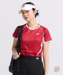 (우먼스) 요넥스 티셔츠 265TS002F 레드 2026 테니스 컬렉션