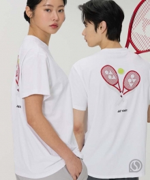 (공용) 요넥스 티셔츠 캐주얼 265TS014U  화이트 2026 테니스 컬렉션
