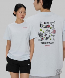 (공용) 요넥스 티셔츠 캐주얼 265TS023U  페일블루 2026 테니스 컬렉션