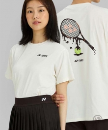 (공용) 요넥스 티셔츠 265TS037U 크림 2026 테니스 컬렉션