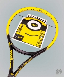 윌슨 테니스라켓 2022 클래시 100L v2 미니언즈 한정판 (280g/100sq.in)