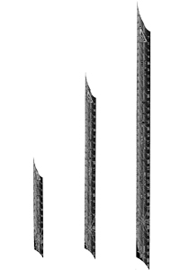 [Y.S.PARK] 헤드핏룰러 대,중,소 3종세트 YS-RA45°- 3SET  大,中,小 （각도45도）Head Fit Ruler