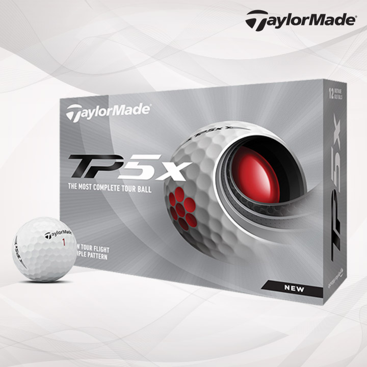 테일러메이드 TP5x 5피스 화이트 골프공 (국내정품)
