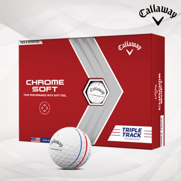 캘러웨이 크롬소프트 22 트리플 트랙 3피스 골프공 (국내정품)
