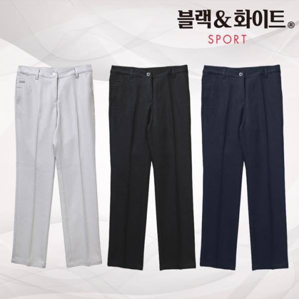병행 블랙앤화이트 골프웨어 기능성 팬츠 여성용 BLF5002EA