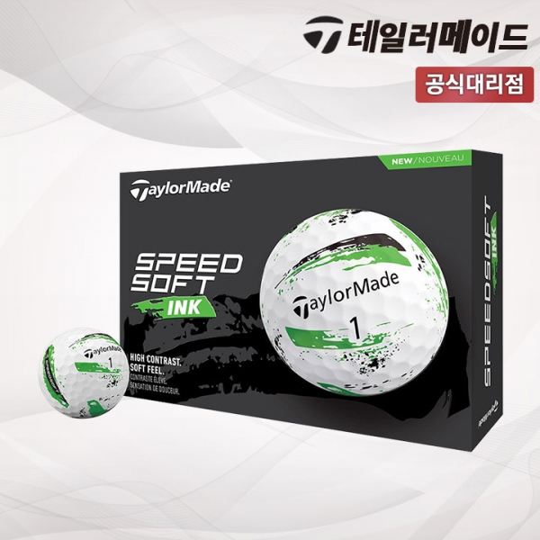 테일러메이드 소프트 잉크 그린 골프공 테일러메이드코리아