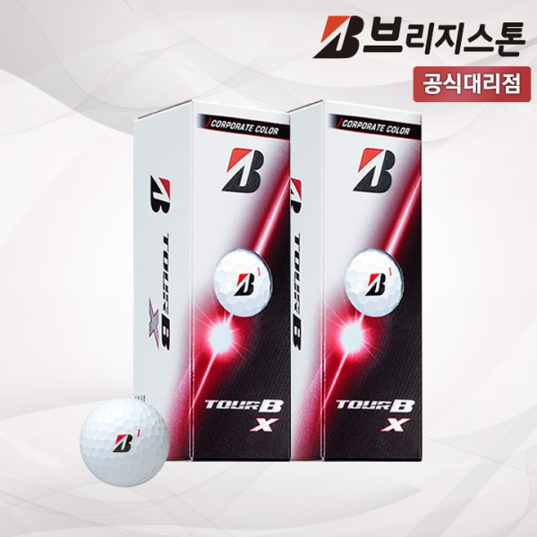 브리지스톤 2026 TOUR B X 코퍼레이트 3피스 하프더즌 6구 골프공 [석교상사]