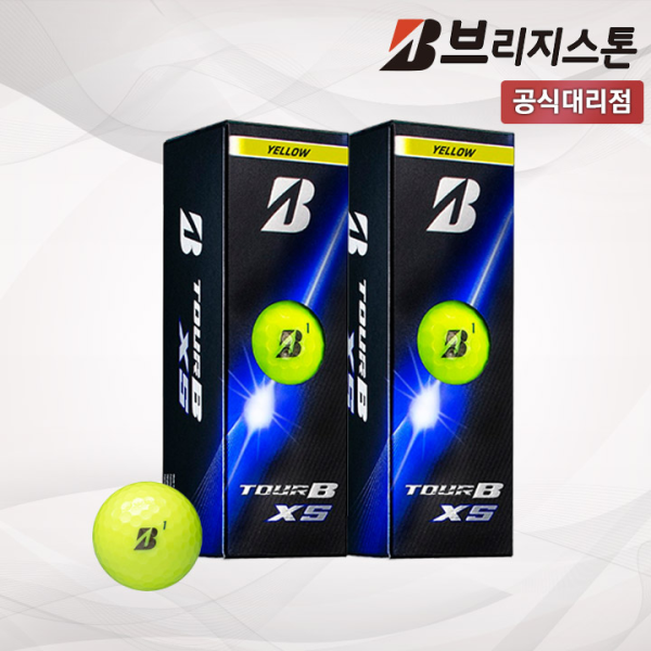 브리지스톤 2026 TOUR B XS 하프더즌 6구 3피스 옐로우 골프공 [석교상사]