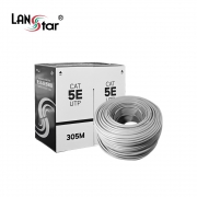랜스타(LanStar) BOX 케이블, CAT.5E UTP 305미터 (노랑/회색/빨강/파랑)