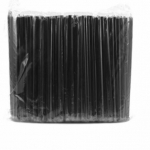 개별포장 일자 스트로우 7x210mm : 블랙 1BOX/20EA