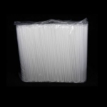 개별포장 일자 스트로우 7x210mm : 투명 1BOX/20EA