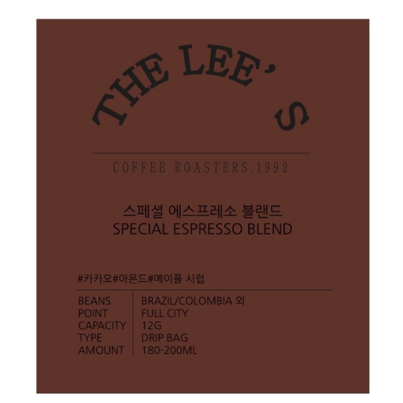 이씨네 스페셜블랜드 드립백1박스[10개입]