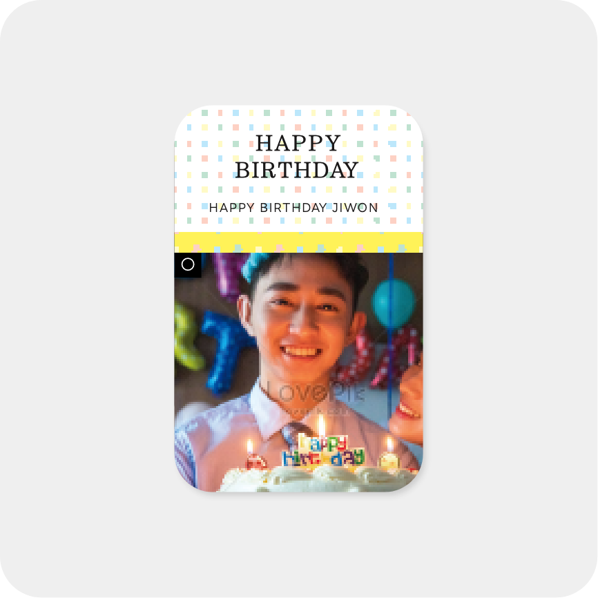 HAPPY BIRTHDAY 마그넷
