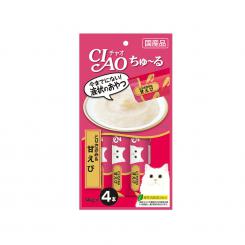 [이나바] 챠오츄루 닭가슴살+새우 56g(14gx4ea) (SC-142) (박스/48개입)