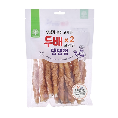 더내추럴 두배 댕댕껌 치킨스틱 14P