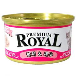 프리미엄 로얄 참치&새우 85g (박스/24개입)