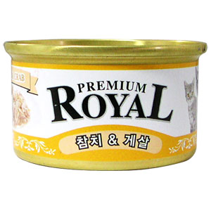 프리미엄 로얄 참치&게살 85g (박스/24개입)