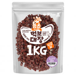 멍쵸 먹보대장 삼겹살스테이크 소고기큐브 1kg