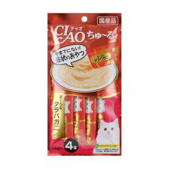 [이나바] 챠오츄루_참치+킹크랩 56g (SC-108)