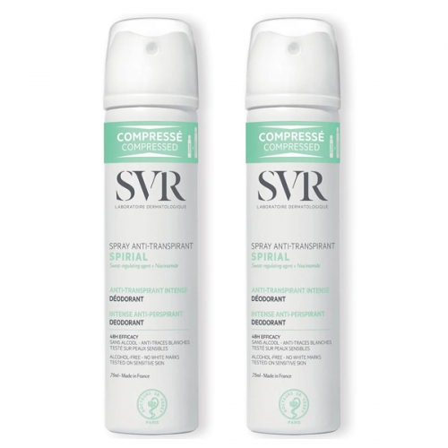 SVR 스피리알 데오드란트 스프레이 75ml x 2