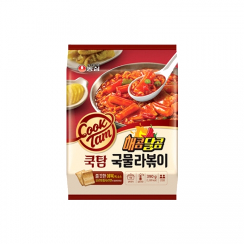 농심 쿡탐 매콤달콤 오징어짬뽕 짜파게티 라볶이 간편조리 즉석간식 3개 골라담기