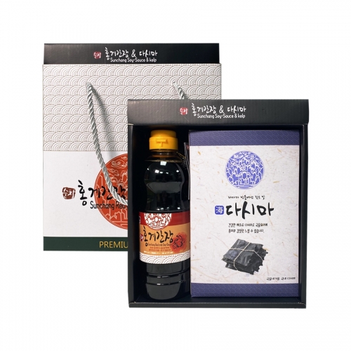 순창 홍게간장 500ml 조각 건다시마 천연조미료 해썹 어간장 소스 1호 선물세트