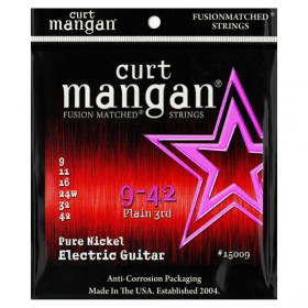 CURT MANGAN 커트망간 퓨어니켈 09-42 일렉기타 스트링 기타줄