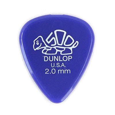 DUNLOP Original 델린 500 스탠다드 2.00mm 피크