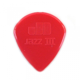 DUNLOP Original Pick Nylon Jazz III 1.38mm (Red Nylon) 피크