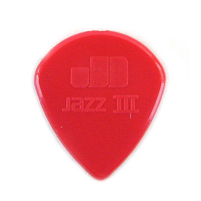 DUNLOP Original Pick Nylon Jazz III 1.38mm (Red Nylon) 피크