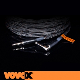 VOVOX Sonorus Protect A Shielded 보복스 소노러스 프로텍트 기타 베이스 악기 케이블 (Angle to Straight 9m)