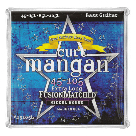 CURT MANGAN Nickel Extra Long 커트망간 니켈 엑스트라 롱 스케일 45-105 베이스 스트링