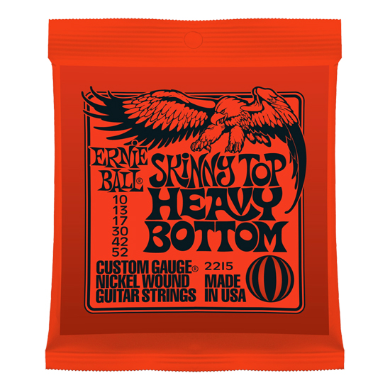 ERNIE BALL #2215 슬링키 탑 헤비 바텀 니켈 10-52 일렉기타 스트링 기타줄