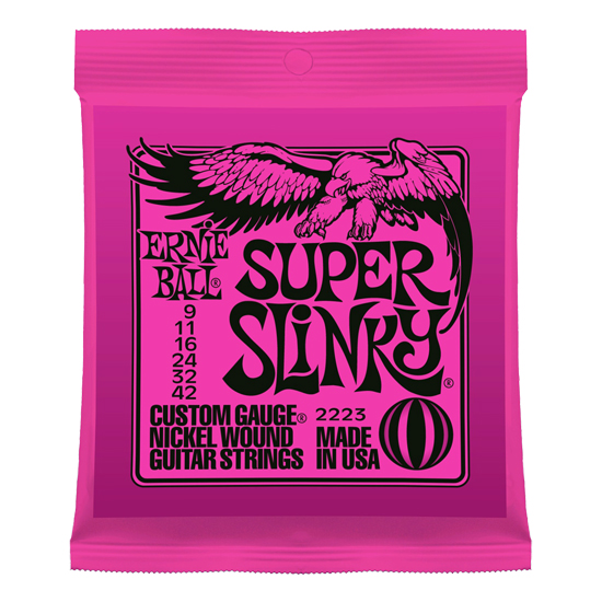 ERNIE BALL #2223 슈퍼 슬링키 니켈 09-42 일렉기타 스트링 기타줄