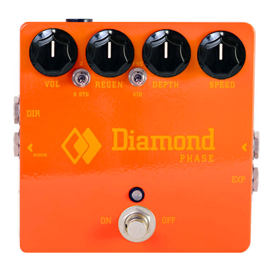 DIAMOND PEDALS PHS-1 Phase 2/6 다이아몬드 스테이지 아날로그 페이저 기타 이펙터 페달