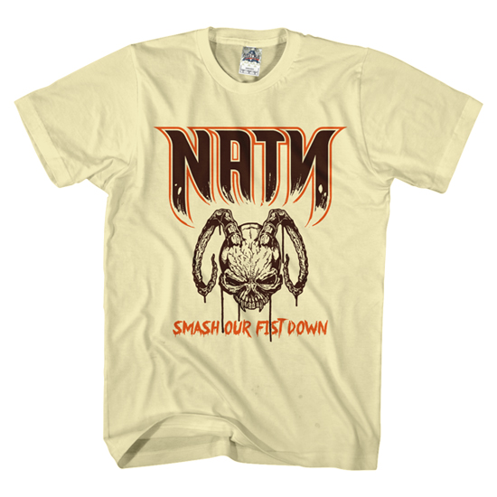 NATY (나티) - Smash Our Fist Down Tee [크림/반팔]