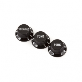 Fender Stratocaster Knob 펜더 스트랫 볼륨&톤 노브 (Black)