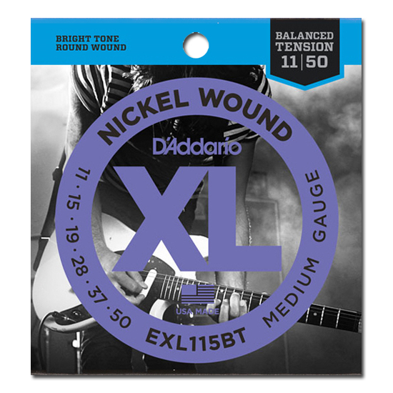 D'ADDARIO EXL115BT 다다리오 밸런스드 텐션 니켈 11-50 일렉기타 스트링 기타줄