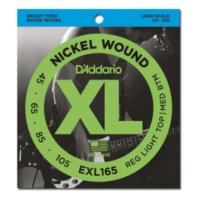 D'ADDARIO EXL165 Nickel 다다리오 니켈 45-105 베이스 스트링 줄