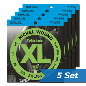 D'ADDARIO EXL165 Nickel 다다리오 니켈 45-105 베이스 스트링 줄 [5 Set]