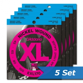 D'ADDARIO EXL170 Nickel 다다리오 니켈 45-100 베이스 스트링 줄 [5 Set]